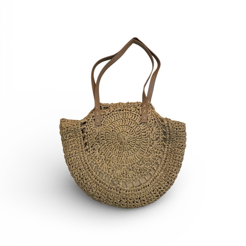 Unbranded Boho chic straw-like shoulder bag